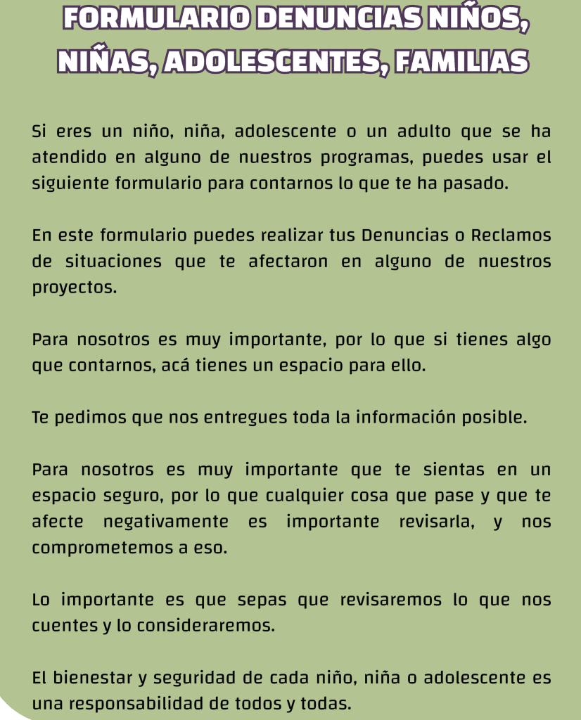 formulario denuncias